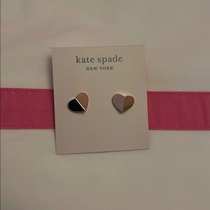 Kate spade heart earrings